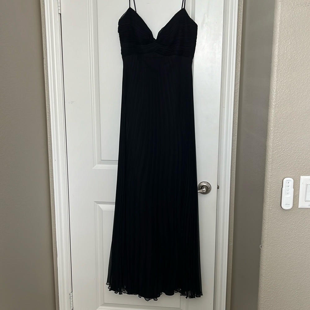 ABS by Allen Schwartz long black dress